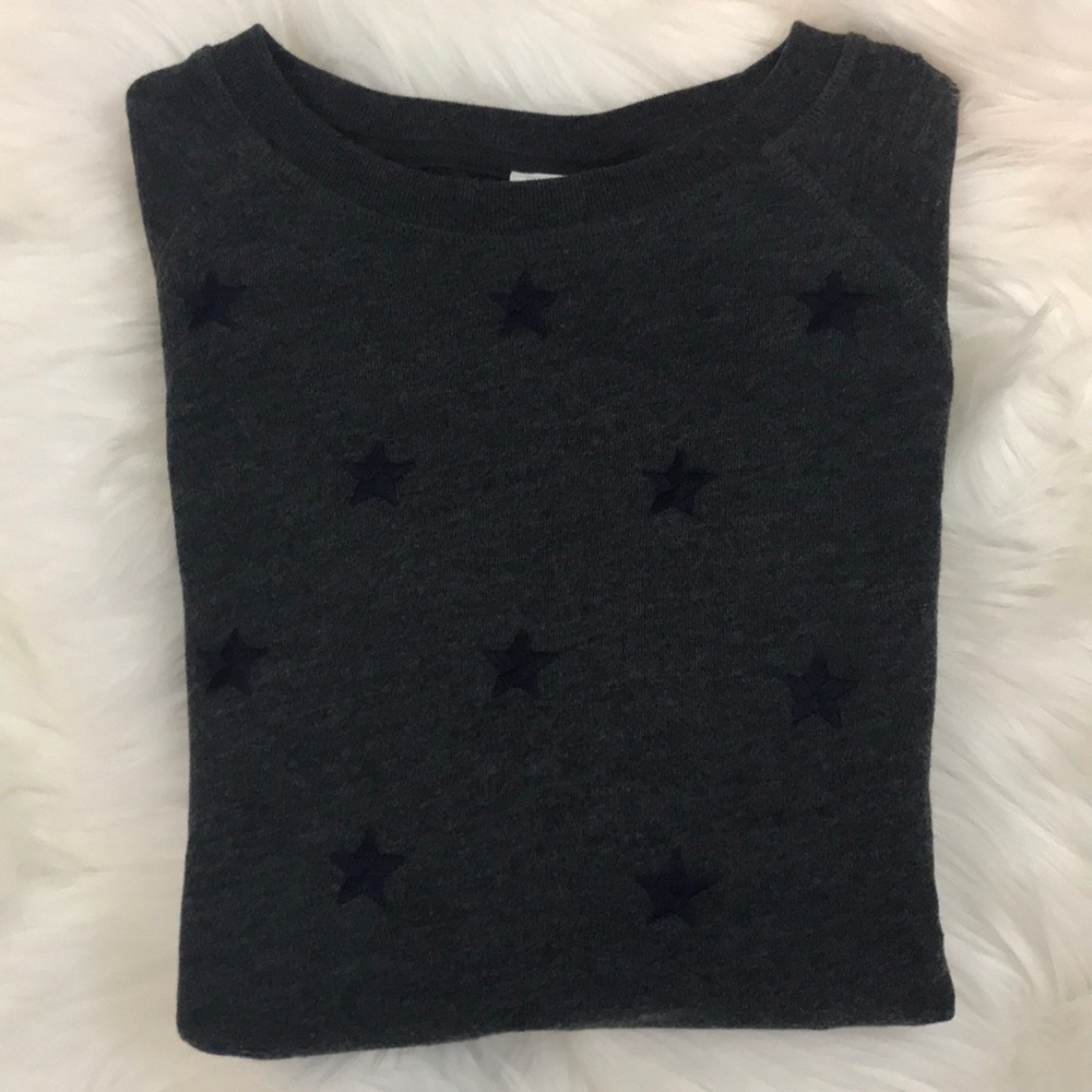 Levi’s Grey & Navy Embroidered Stars Sweatshirt